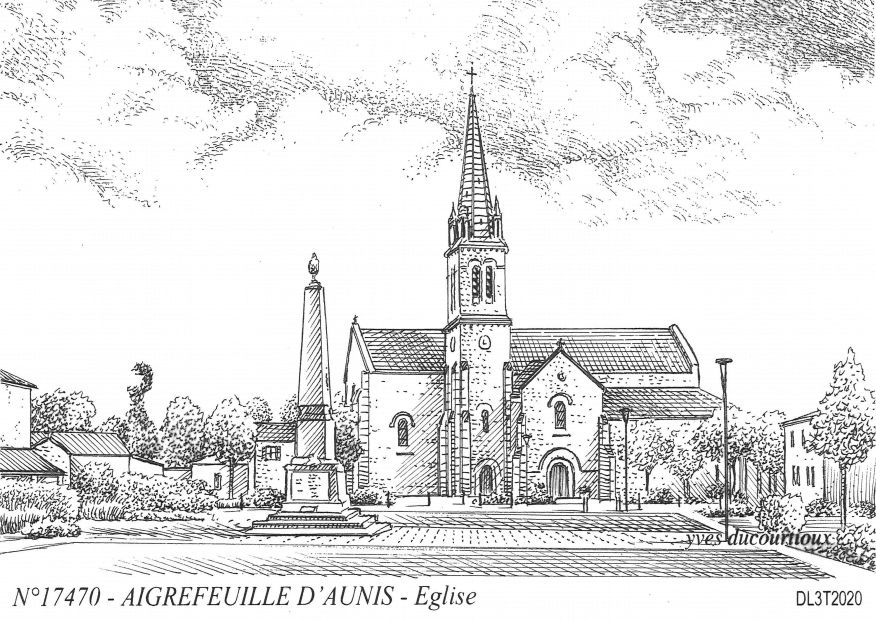 N 17470 - AIGREFEUILLE D AUNIS - glise